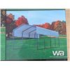 Image 3 : (UNUSED) 12 X 20 FT. STEEL CARPORT