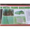 Image 3 : 20 FT. X 10 FT. METAL FRAME GREENHOUSE