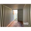 Image 8 : 2020 9'6" x 20 FT. SHIPPING CONTAINER