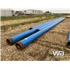 Image 4 : (4) 12" X 54'-61' BLUE PIPE
