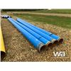Image 1 : (4) 12" X 24'-35' BLUE PIPE