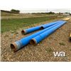 Image 4 : (4) 12" X 24'-35' BLUE PIPE