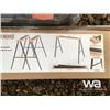 Image 3 : (UNUSED) (2) FOLDING SAW HORSES, ORGANIZER
