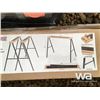 Image 3 : (UNUSED) (2) FOLDING SAW HORSES, ORGANIZER