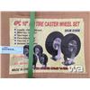 Image 2 : (UNUSED) (4) 10" CASTER WHEELS