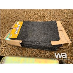 (20) 17.5" X 29.5" DIRT ABSORBENT RUGS