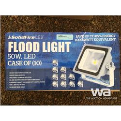 (10) SOLIDFIRE 50W LED FLOOD LIGHT