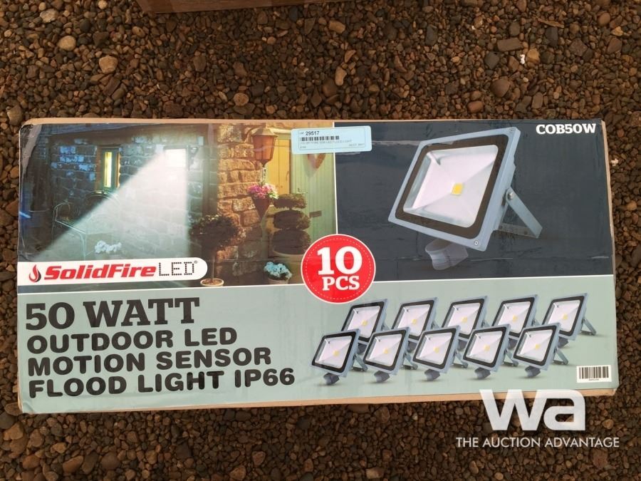 (10) SOLIDFIRE 50W LED FLOOD LIGHT - Weaver Bros. Auctions Ltd.