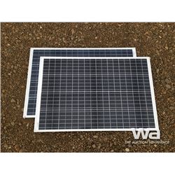 (UNUSED) (2) 40" X 26" 100W SOLAR PANELS