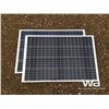 Image 1 : (UNUSED) (2) 40" X 26" 100W SOLAR PANELS