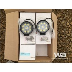 (24) ROUND LED LIGHTS