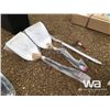 Image 1 : (UNUSED) GRAIN SHOVEL, SNIPE, HATCHET