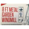 Image 2 : 8 FT. METAL GARDEN WINDMILL