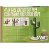 Image 3 : 41" CACTUS CAT TREE SCRATCHING POST