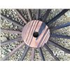 Image 2 : (5) BROWN WOODEN WHEELS