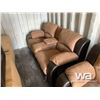 Image 2 : 2 PCE RECLINING SOFA W/ LOVE SEAT