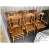 Image 1 : (6) WOODEN CHAIRS