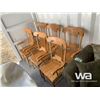 Image 2 : (6) WOODEN CHAIRS