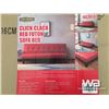Image 1 : CLICK CLACK RED FUTON SOFA BED