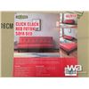 Image 1 : CLICK CLACK RED FUTON SOFA BED