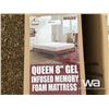 Image 1 : QUEEN GEL INFUSED FOAM MATTRESS