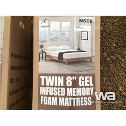 TWIN GEL INFUSED FOAM MATTRESS