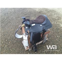 15" WESTERN SADDLE & BRIDLE