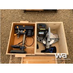 DELTA 10" MITRE SAW & MASTERCRAFT 8" DRILL PRESS