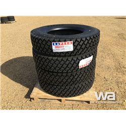 (UNUSED) (4) KAPSEN 11R24.5 TRUCK DRIVE TIRES