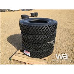 (UNUSED) (4) KAPSEN 11R24.5 TRUCK DRIVE TIRES