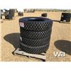 Image 1 : (UNUSED) (4) KAPSEN 11R24.5 TRUCK DRIVE TIRES