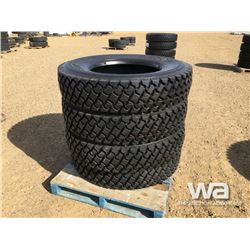 (UNUSED) (4) KAPSEN 11R24.5 TRUCK DRIVE TIRES