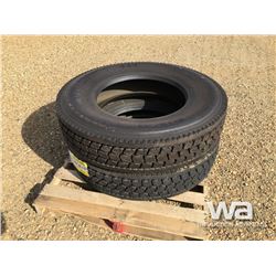 (UNUSED) (2) GRIZZLY 11R24.5 TIRES