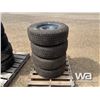 Image 1 : (4) WRANGLER P265/65R18 TIRES & RIMS