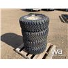 Image 1 : (4) GOODRICH MUD TERRAIN 33X1250R16.5 TIRES & RIMS