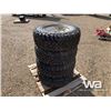 Image 2 : (4) GOODRICH MUD TERRAIN 33X1250R16.5 TIRES & RIMS