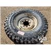 Image 3 : (4) GOODRICH MUD TERRAIN 33X1250R16.5 TIRES & RIMS