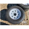 Image 3 : (UNUSED) (4) GRIZZLY ST225/75R15 TIRES & RIMS
