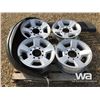 Image 7 : (4) ALUMINUM 265/70R17 RIMS & TAIL GATE
