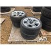 Image 1 : (4) FEDERAL 245/40ZR18-93W TIRES & RIMS