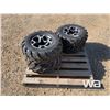 Image 1 : (4) CARLISLE 26-10R12 QUAD TIRES & RIMS