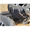 Image 3 : (4) CARLISLE 26-10R12 QUAD TIRES & RIMS