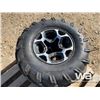 Image 4 : (4) CARLISLE 26-10R12 QUAD TIRES & RIMS