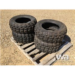 (4) RADIAL ATV TIRES