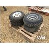 Image 2 : (4) ATV TIRES & RIMS
