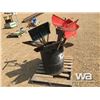 Image 2 : BARREL OF SNOW SHOVELS, RAKES, BROOM, SPADES