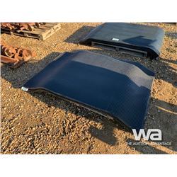 (8) PCS 4 X 6FT. RUBBER MATTING