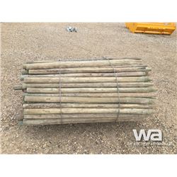 140 3-4" TREATED FENCE POSTS