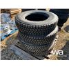 Image 2 : (4) HANCOOK 11R24.5 TIRES