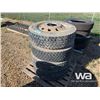 Image 1 : (4) BRIDGESTONE 295/11R22.5 TIRES & RIMS